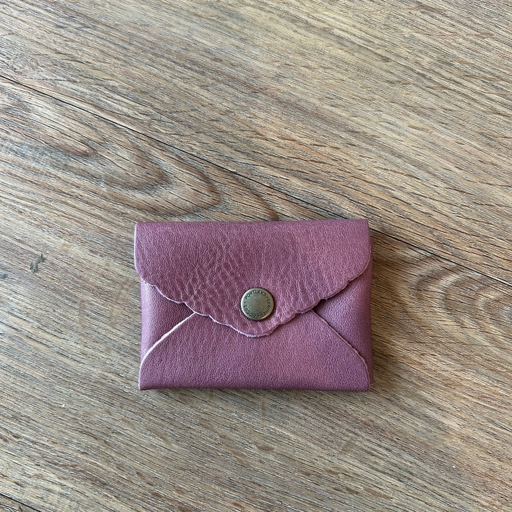 Portland Leather Goods Mini Daisy Wallet in Kyoto (?)